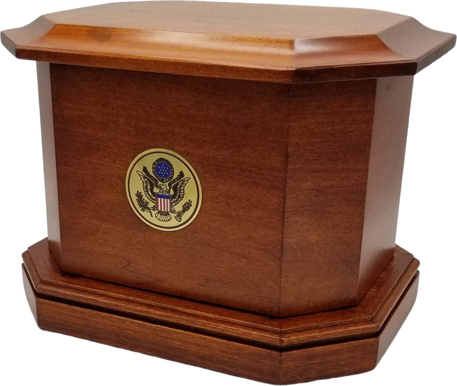 military and public service urn