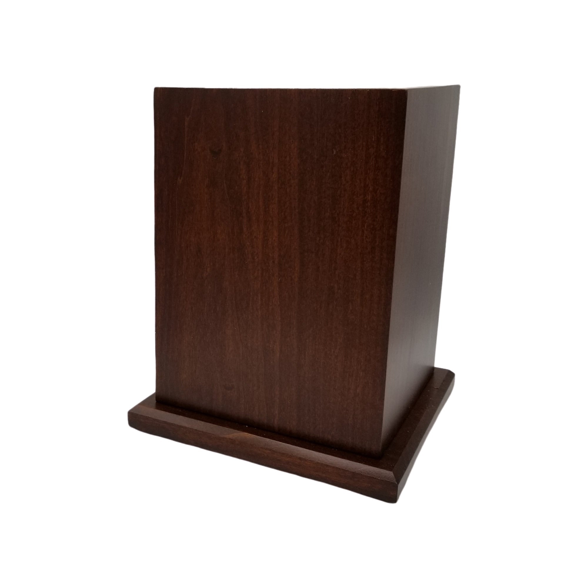 St Johnsbury Poplar Urn with a Walnut Satin Finish