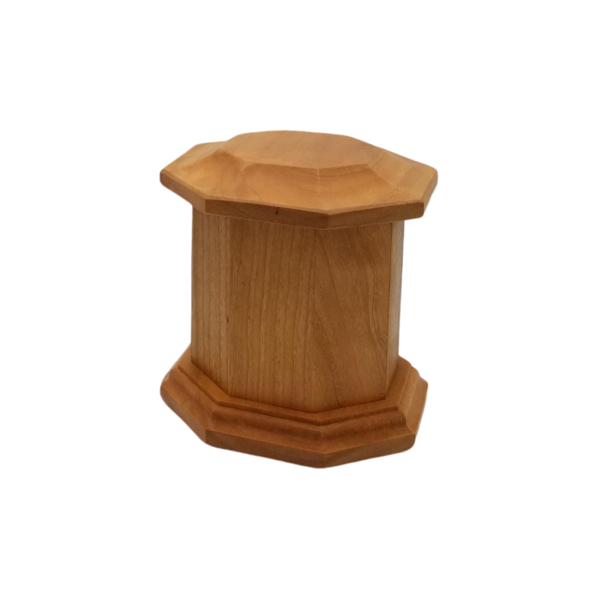 Woodstock Cherry Keepsake Urn with a Natural Satin Finish