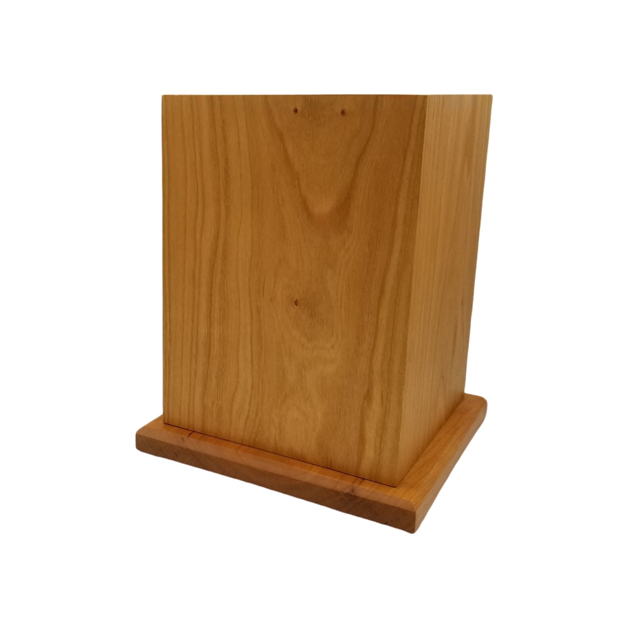 St Johnsbury Cherry Urn with a Natural Satin Finish