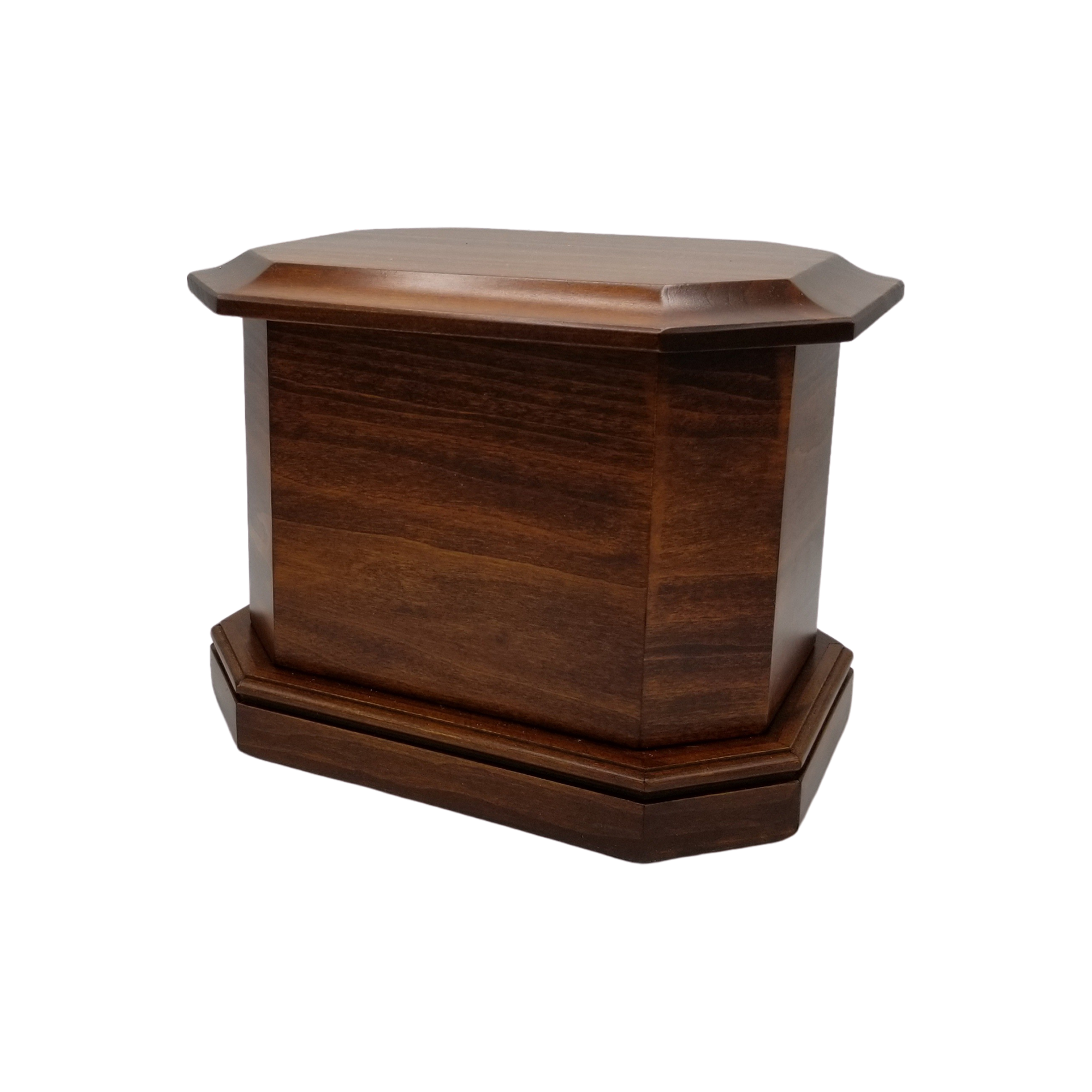 Londonderry Solid Poplar Urn with Satin Walnut Finish